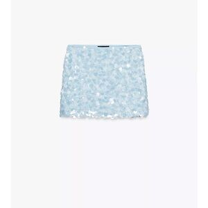 Zara Blue Sequin mini Skirt